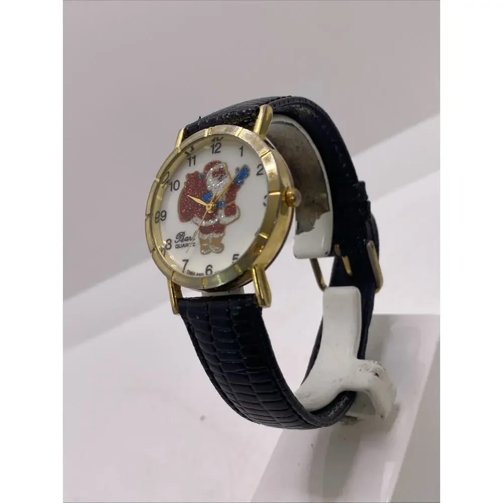 Womens Vintage Christmas Watch Works New Battery